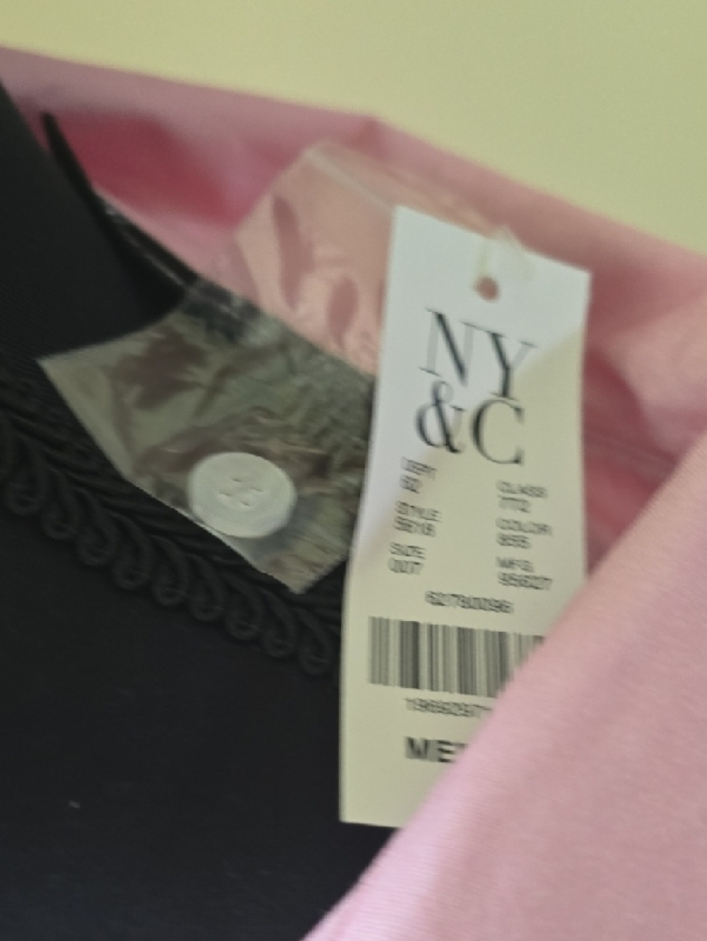 New York & Company Multicolor Pastel Ombre Shirt Dress - Picture 4 of 10